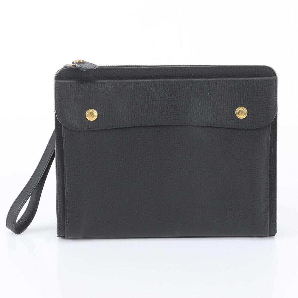 ■美品 バーバリー セカンドバッグ レザー