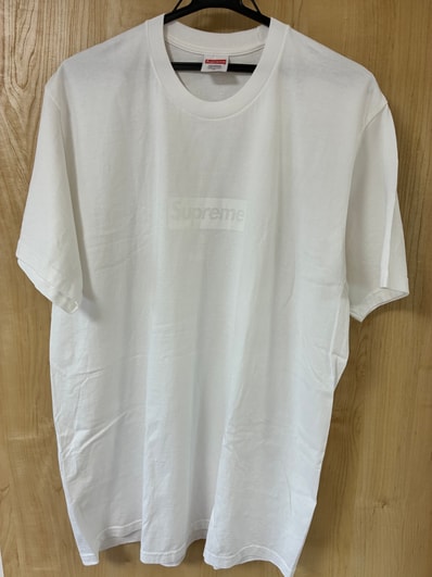 Supreme Tonal Box Logo Tee "White"