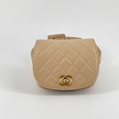 CHANEL(シャネル)マトラッセ ウエストバッグ ボディー バッグ ベージュ