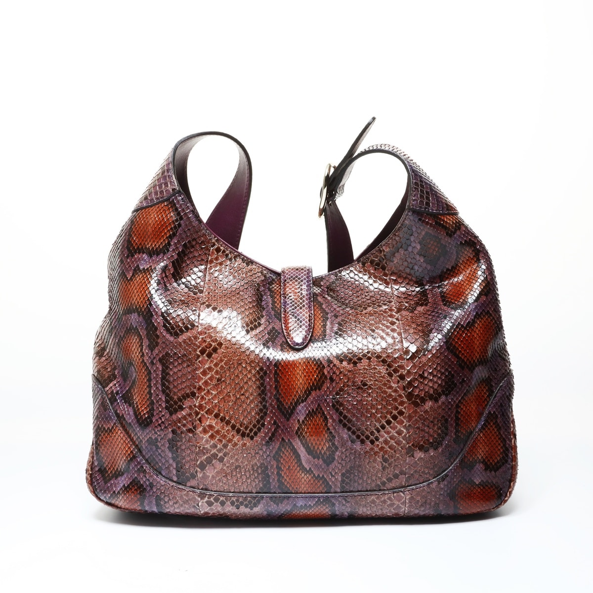 D (傷や汚れあり)】グッチ GUCCI パイソン ジャッキー ワンショルダー