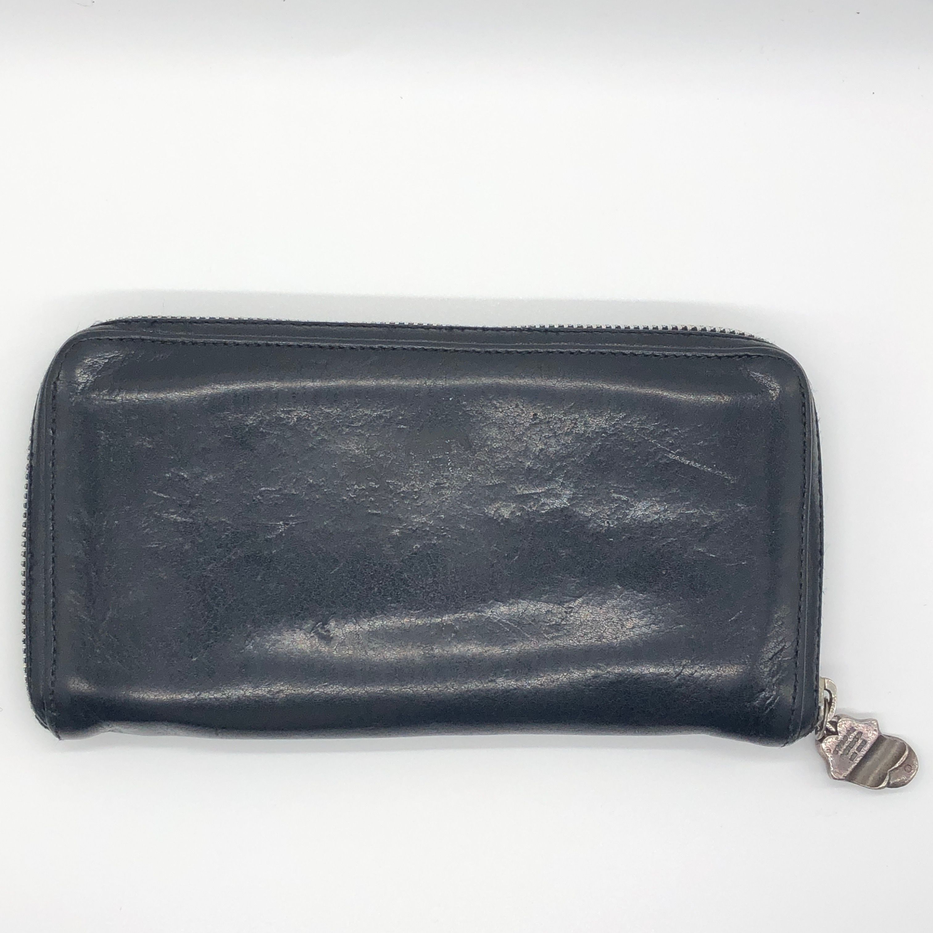 Chrome Hearts REC F Zip Wallet Plane "Black/Silver"