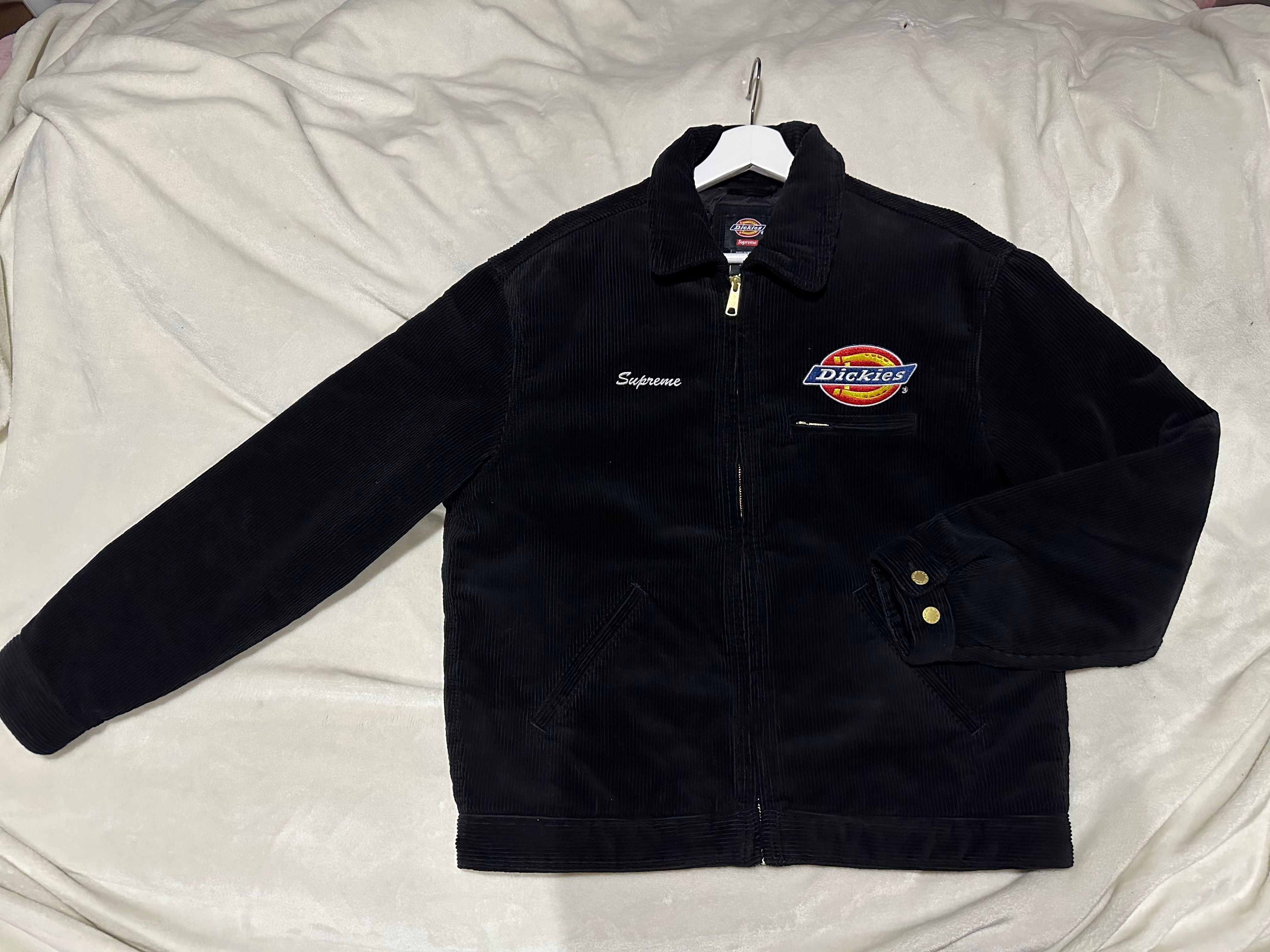 Supreme x Dickies Corduroy Work Jacket "Black"