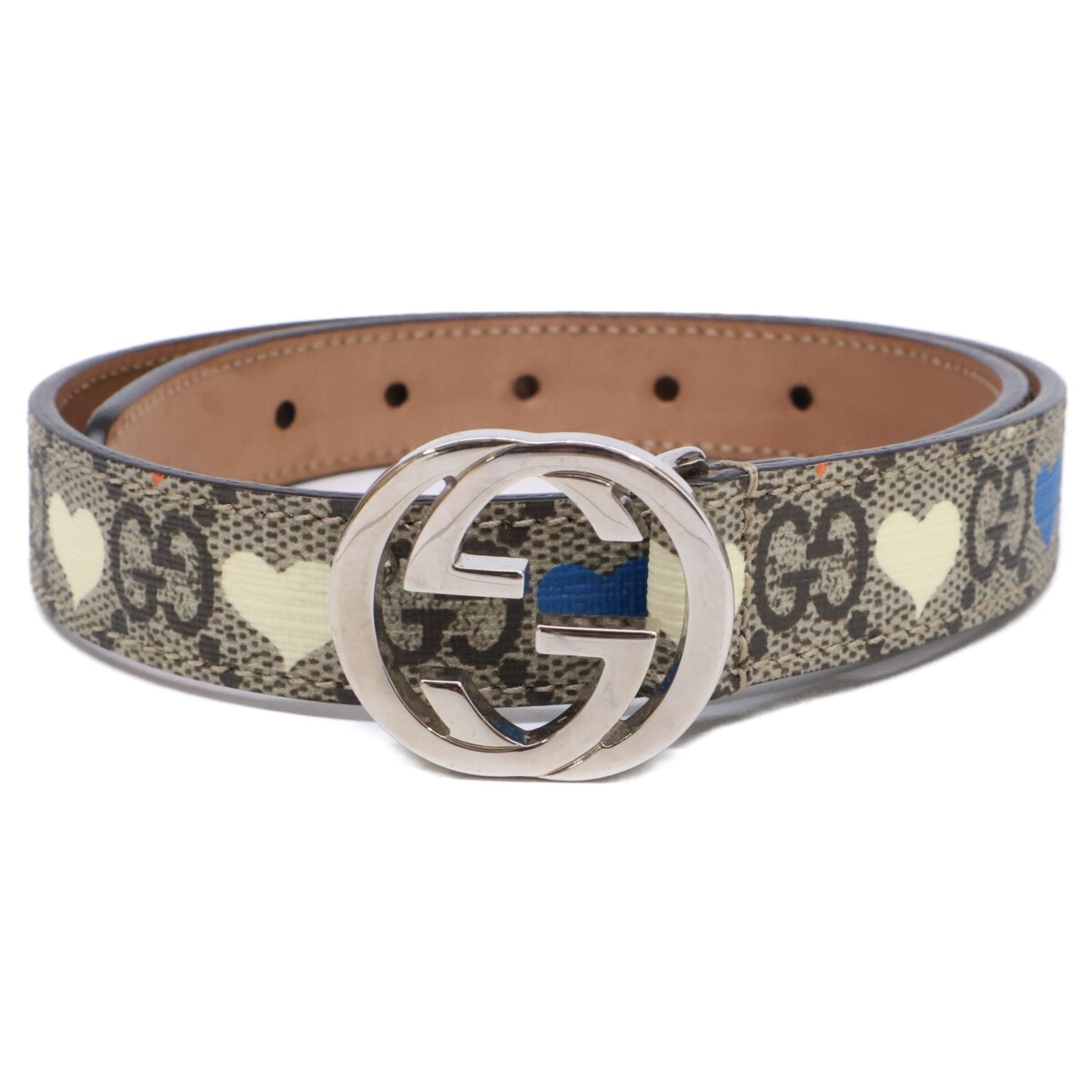 グッチ 258395 HYT0N ベージュハート チルドレンズ GGスプリーム S