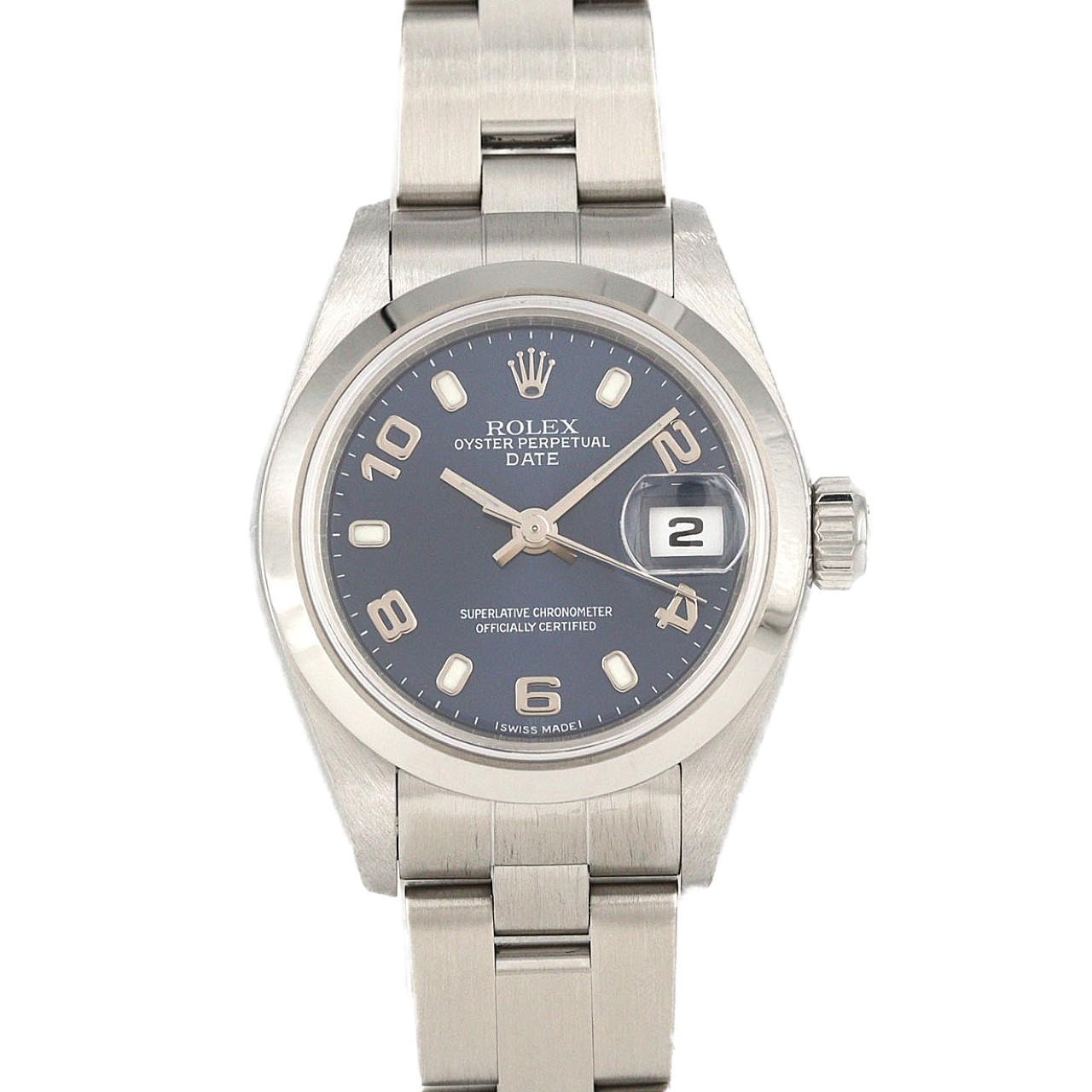 ロレックス オイスターパーペチュアルデイト 79160 SS 自動巻 A番