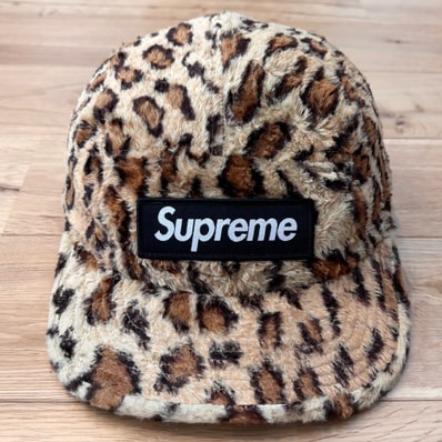 Supreme x GOODENOUGH Crushed Rayon Camp Cap "Leopard"