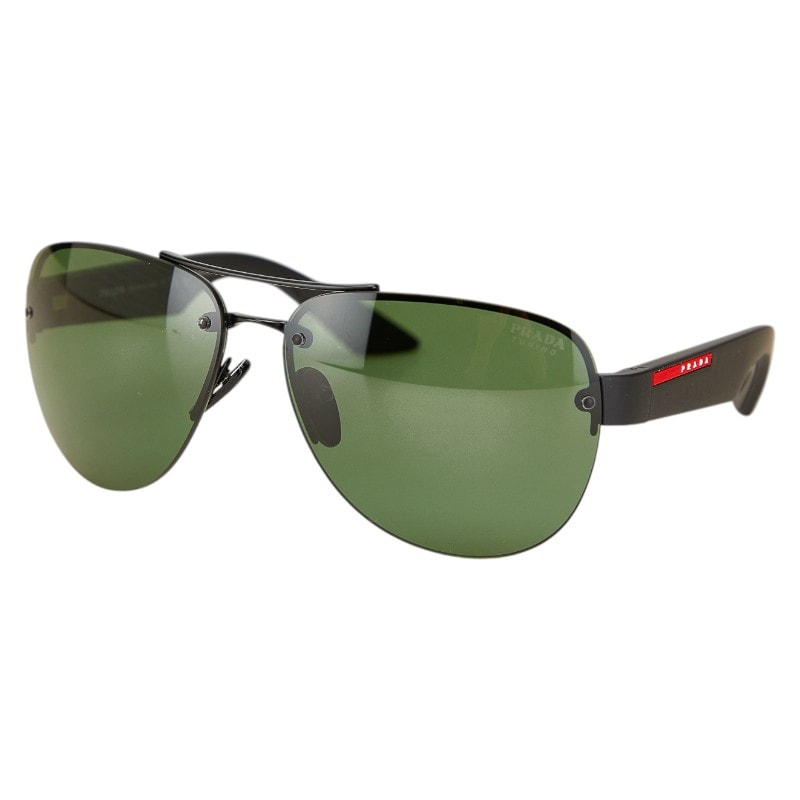プラダ スポーツ サングラス SPS55Y ブラック プラスチック レディース PRADA 中古