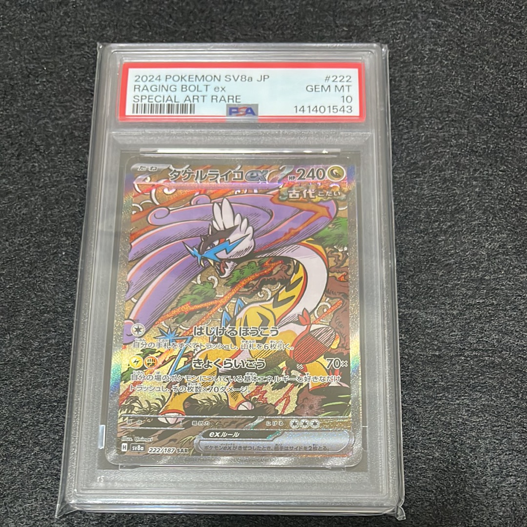 タケルライコex SAR [SV8a 222/187](ハイクラスパック「テラスタルフェスex」)