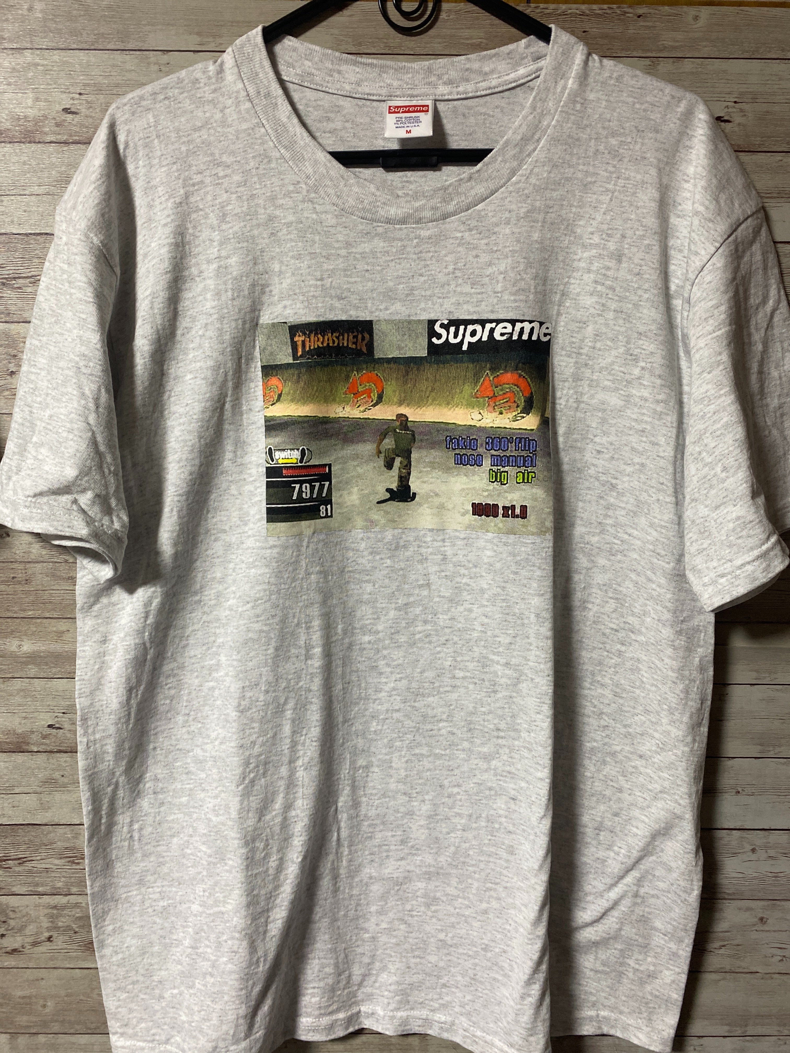 Supreme / Thrasher® Game Tee "Ash Grey"