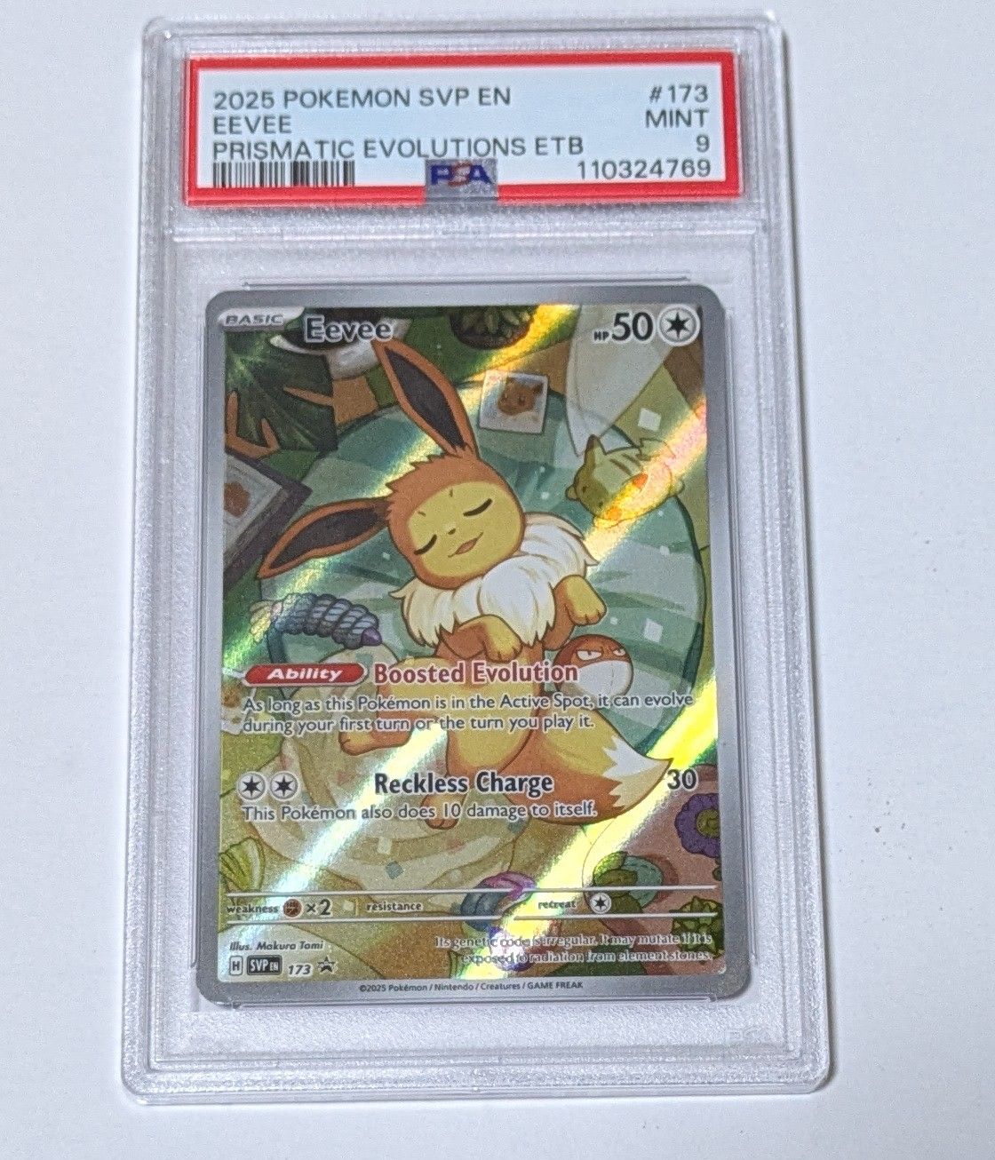 イーブイ P [SVP EN 173]【英語版】(スカーレット&バイオレット「プリズマティックエボリューションズ エリートトレーナボックス」)