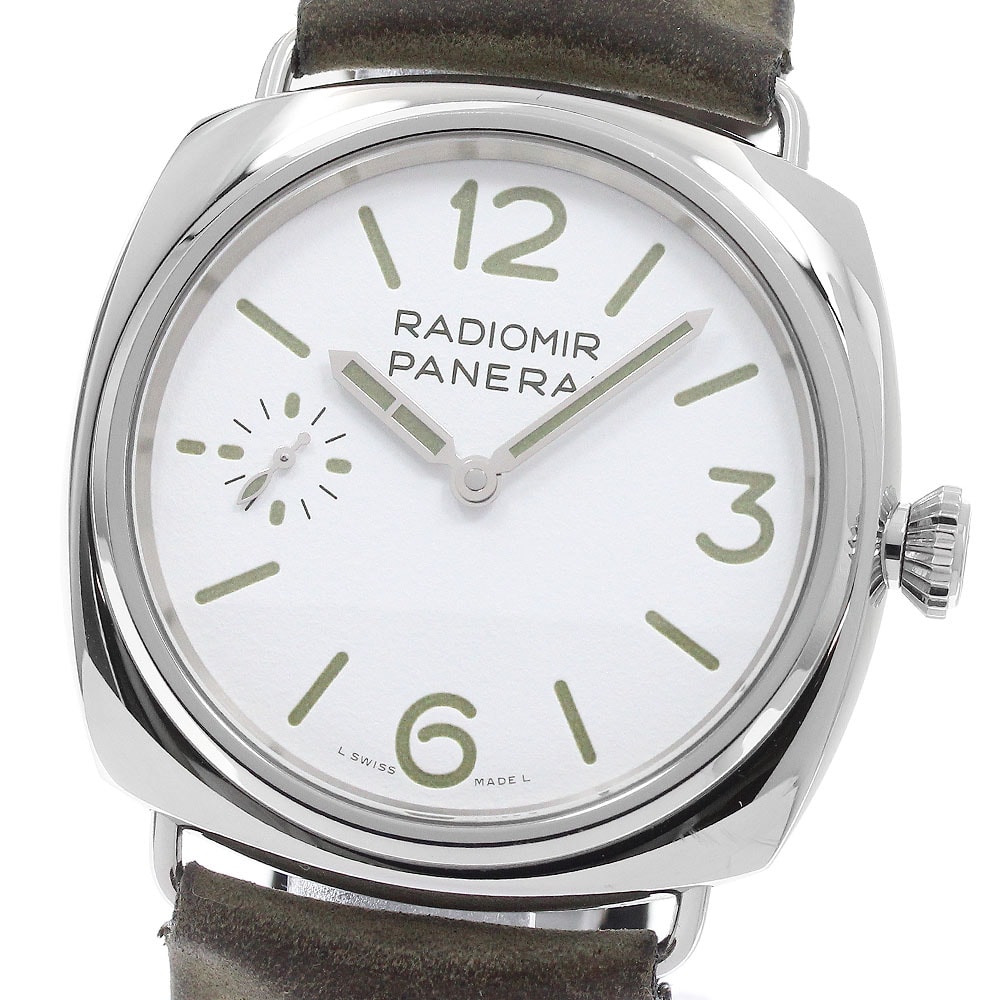パネライ ラジオミール オフィチーネ PAM01384 メンズ 【中古】