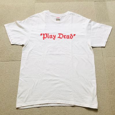Supreme Play Dead Tee "White"