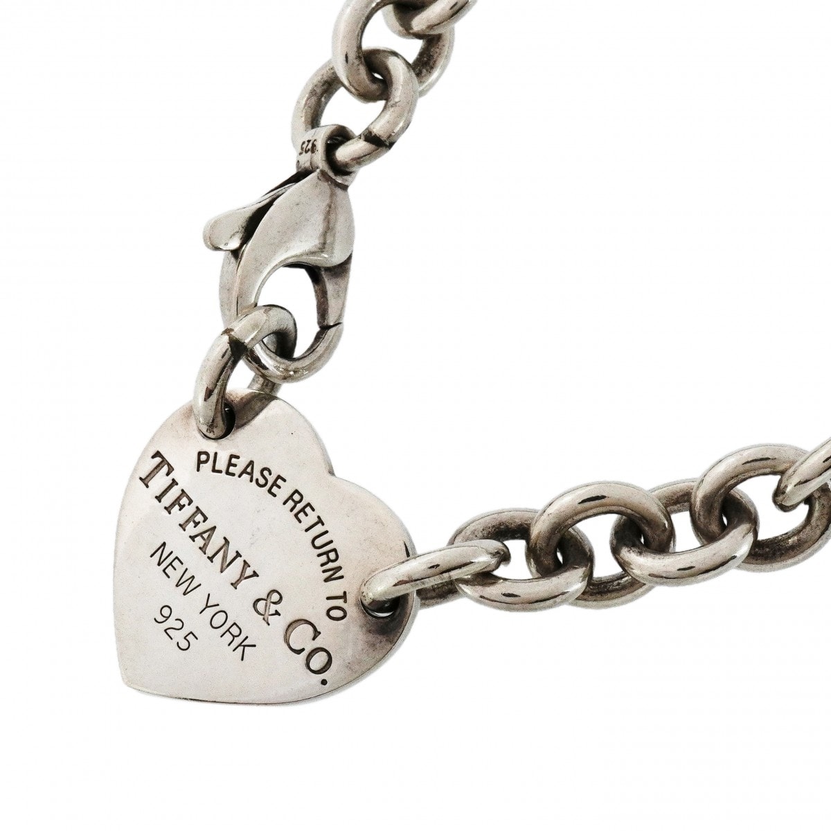 【6jdb0039-k】ティファニー チョーカー リターントゥハート シルバー925【中古】レディース