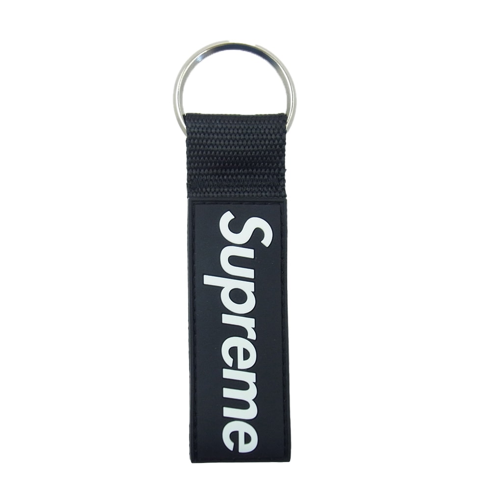 Supreme シュプリーム その他アクセサリー 23SS Webbing Keychain Black ウェビング キーチェーン ブラック ブラック系【新古品】【未使用】【中古】