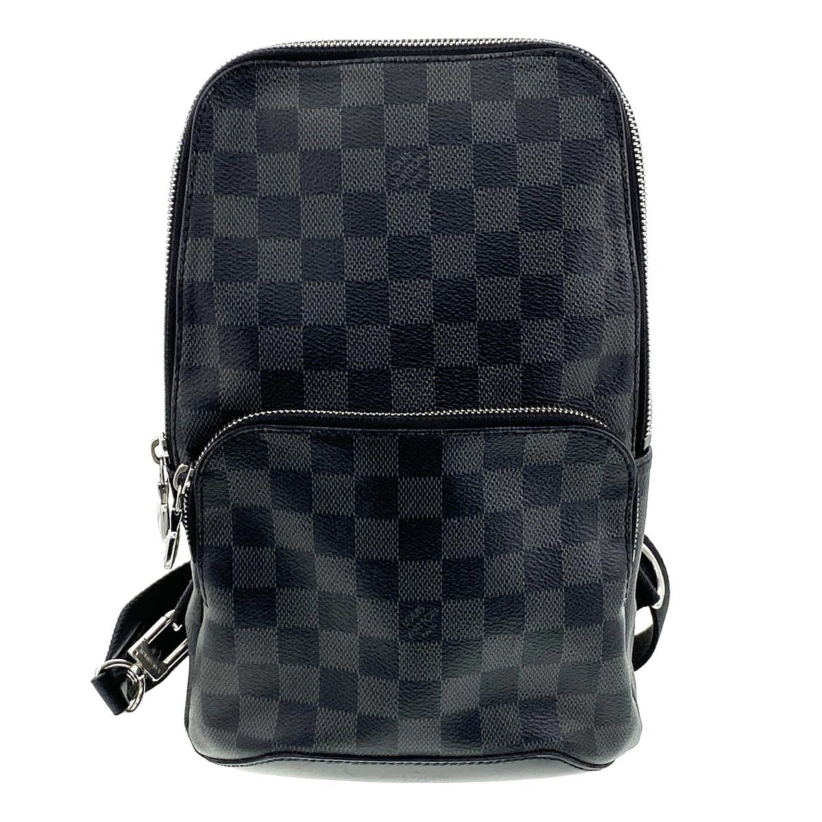 LOUIS VUITTON ルイ・ヴィトン アヴェニュー スリングバッグ ボディバッグ N41719 ダミエグラフィットキャンバス ブラック グレー  メンズ【中古】