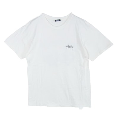 STUSSY ステューシー Tシャツ ダイスプリント Tシャツ 半袖カットソー ホワイト系 M【中古】