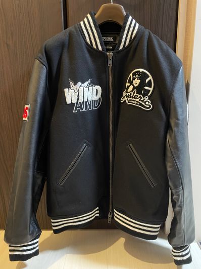 WIND AND SEA x HYSTERIC GLAMOUR Stadium Jumper "Black"