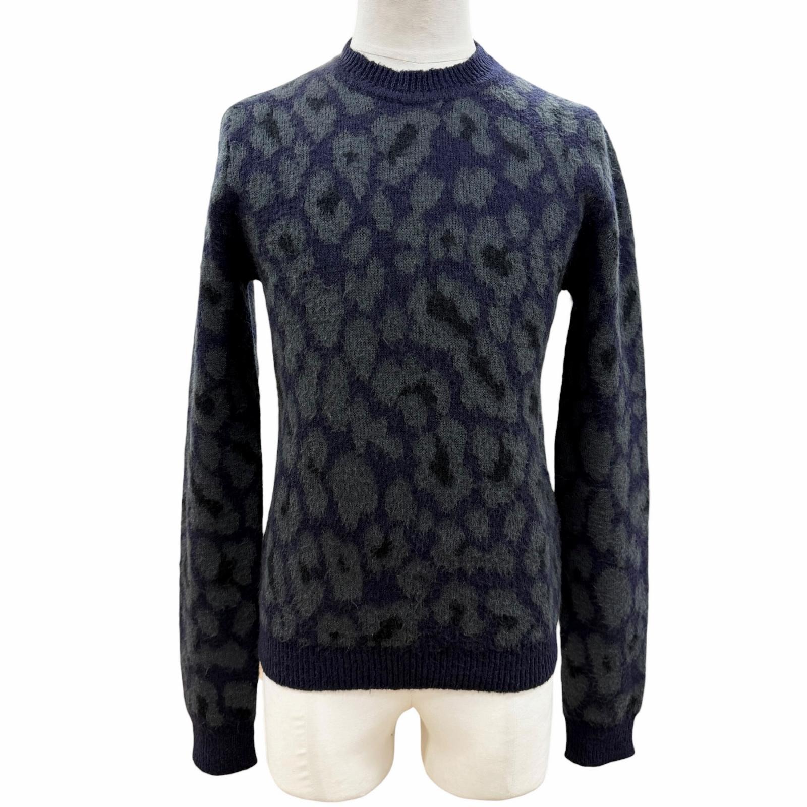 美品 ラフシモンズ ニット ネイビー メンズ XS