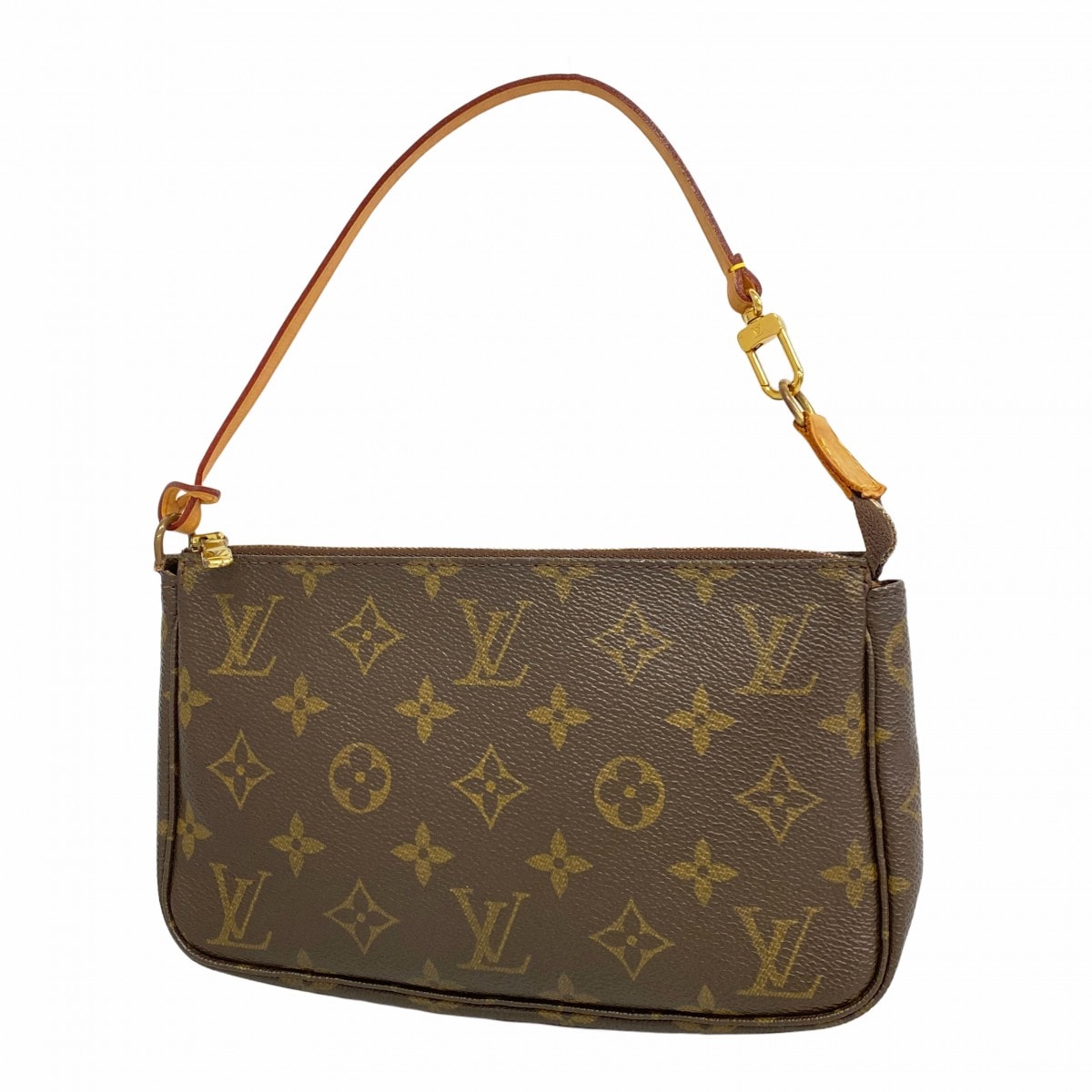 【6dc2652】ルイヴィトン ポーチ モノグラム ポシェットアクセソワール M51980 ブラウン【中古】レディース