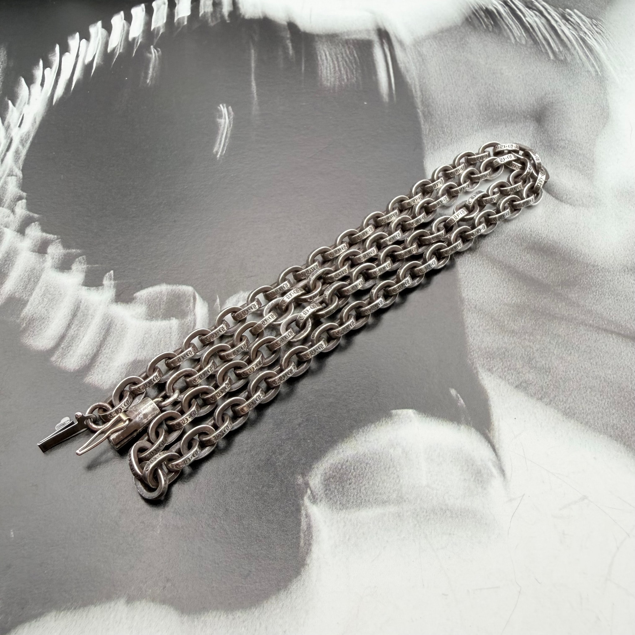 Chrome Hearts Paper Chain Necklace "Silver"