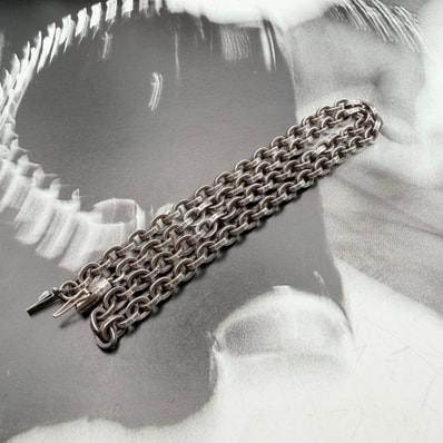Chrome Hearts Paper Chain Necklace "Silver"