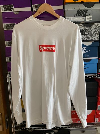 Supreme Box Logo L/S Tee "White"