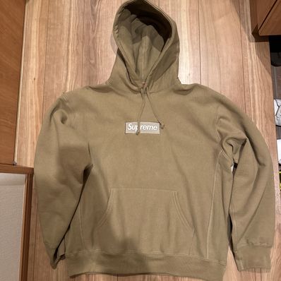 Supreme Box Logo Hooded Sweatshirt "Dark Sand" (23FW)