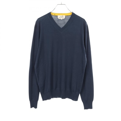 エルメス HERMES ニット 衣料品 トップス ウール メンズ ネイビー系 【中古】