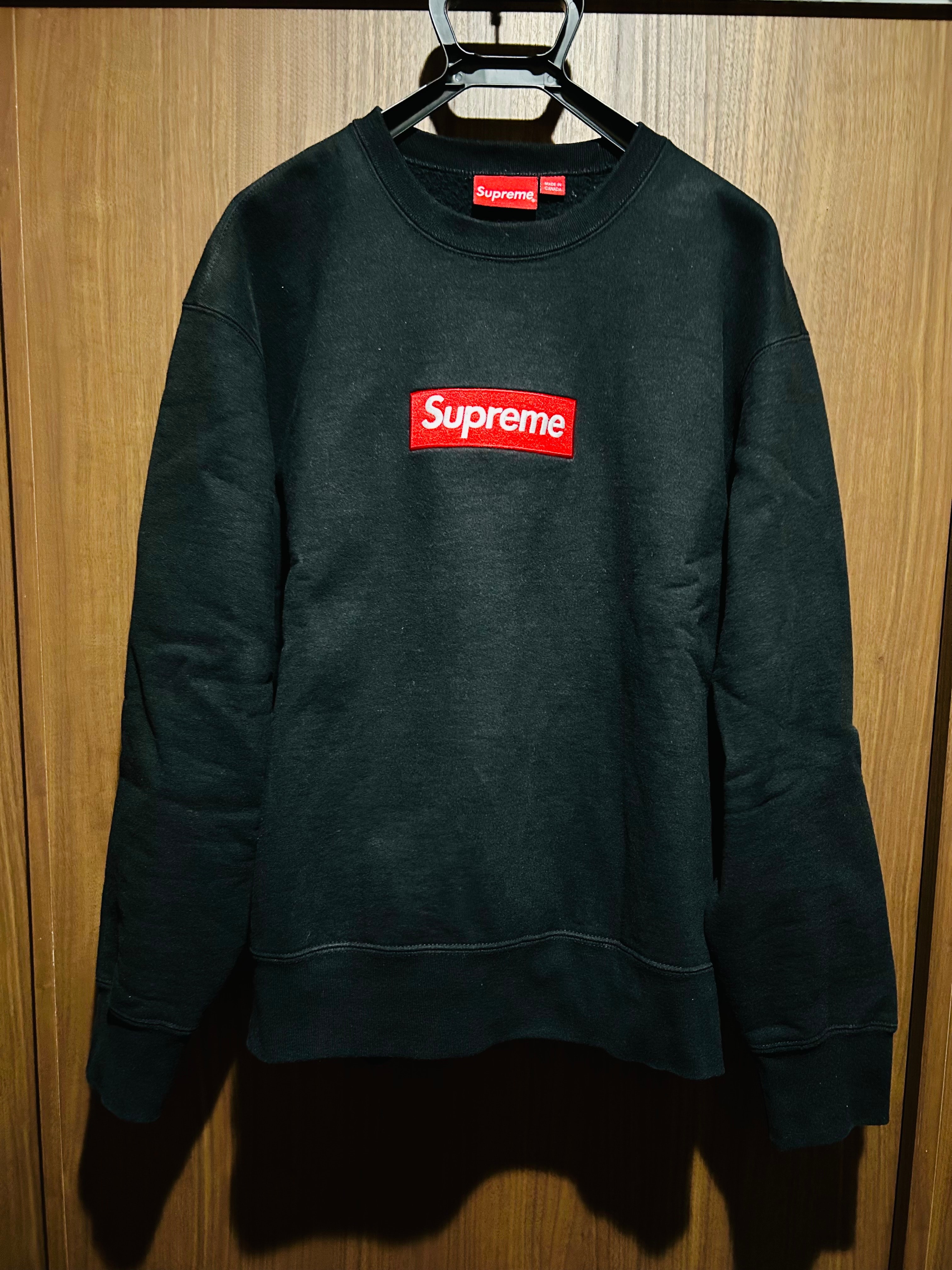Supreme Box Logo Crewneck "Black" (22FW)