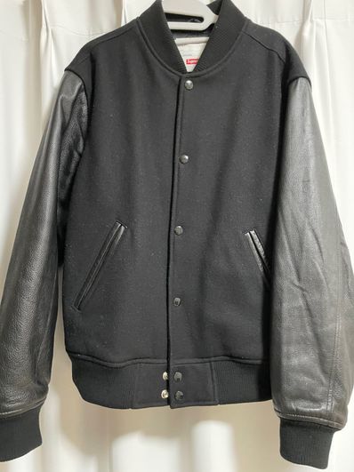 Supreme Motion Logo Varsity Jacket "Black"