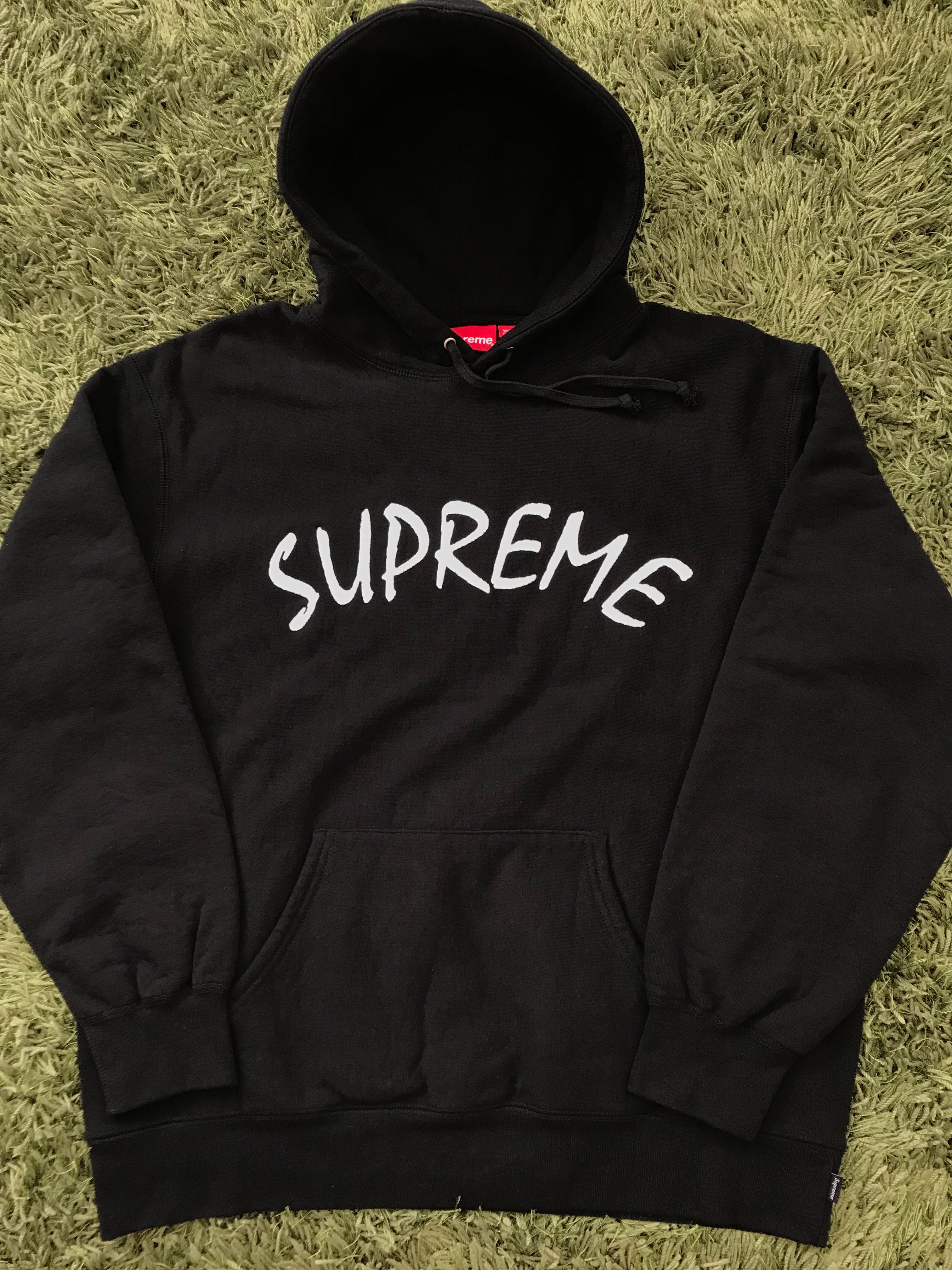Supreme FTP Arc Hooded Sweatshirt "Black"