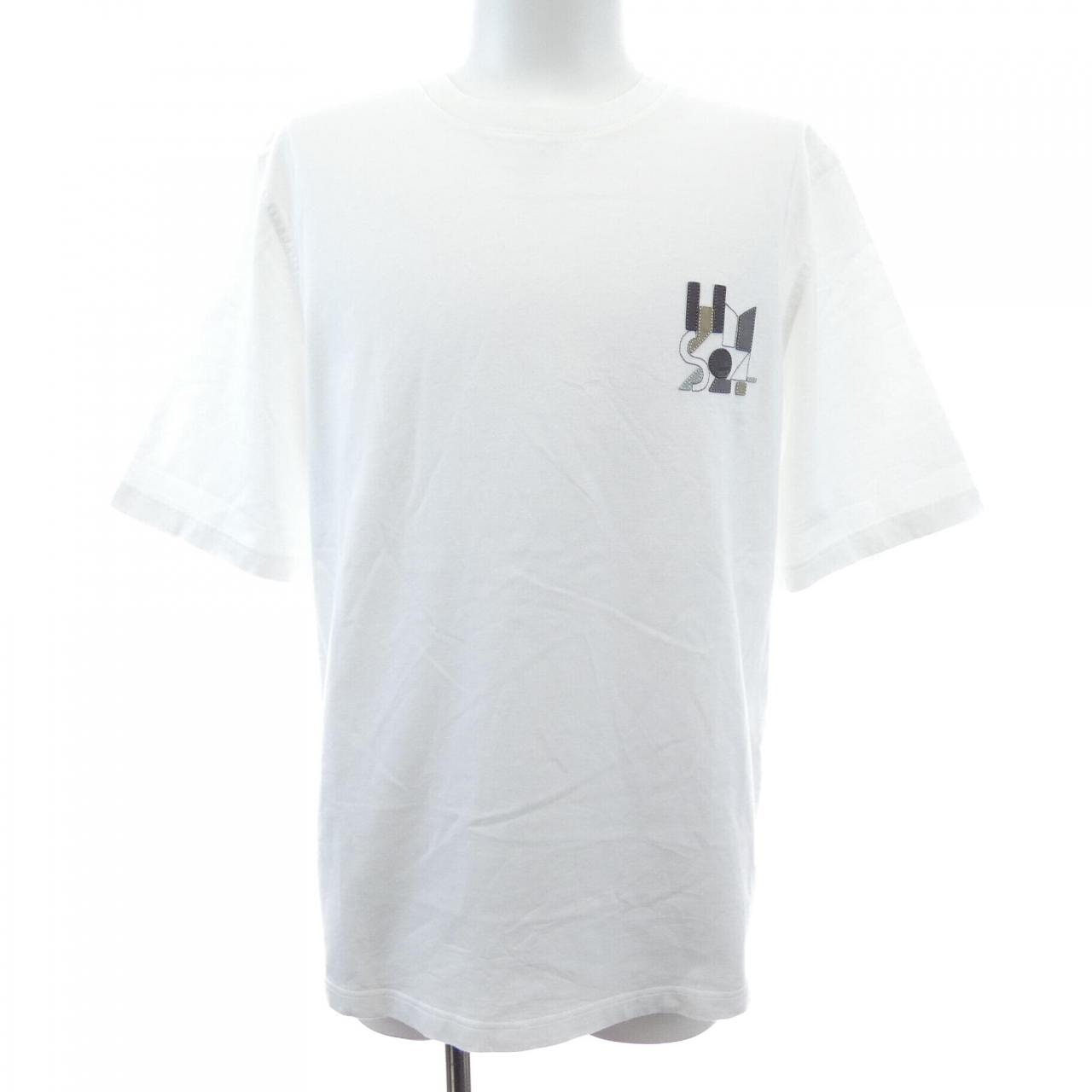 エルメス HERMES ミニレザーパッチ ジュ ダドレス JEU D'ADRESS 457930HA Tシャツ