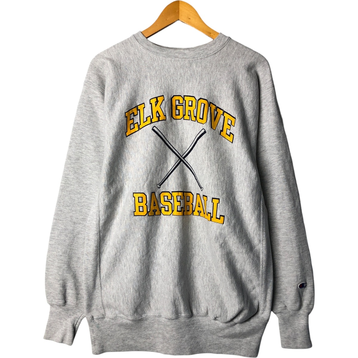 古着 90年代 チャンピオン Champion REVERSE WEAVE リバースウィーブ 刺繍タグ 3連プリント カレッジスウェットシャツ トレーナー USA製 メンズXXL相当 ヴィンテージ/eaa603996