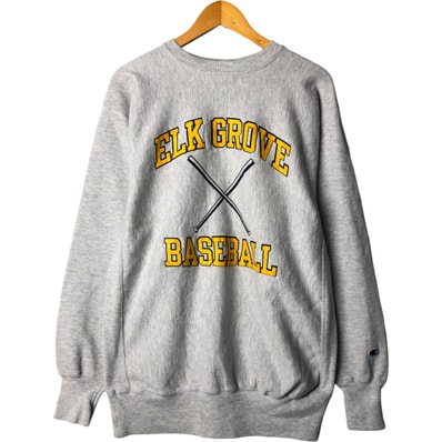 古着 90年代 チャンピオン Champion REVERSE WEAVE リバースウィーブ 刺繍タグ 3連プリント カレッジスウェットシャツ トレーナー USA製 メンズXXL相当 ヴィンテージ/eaa603996