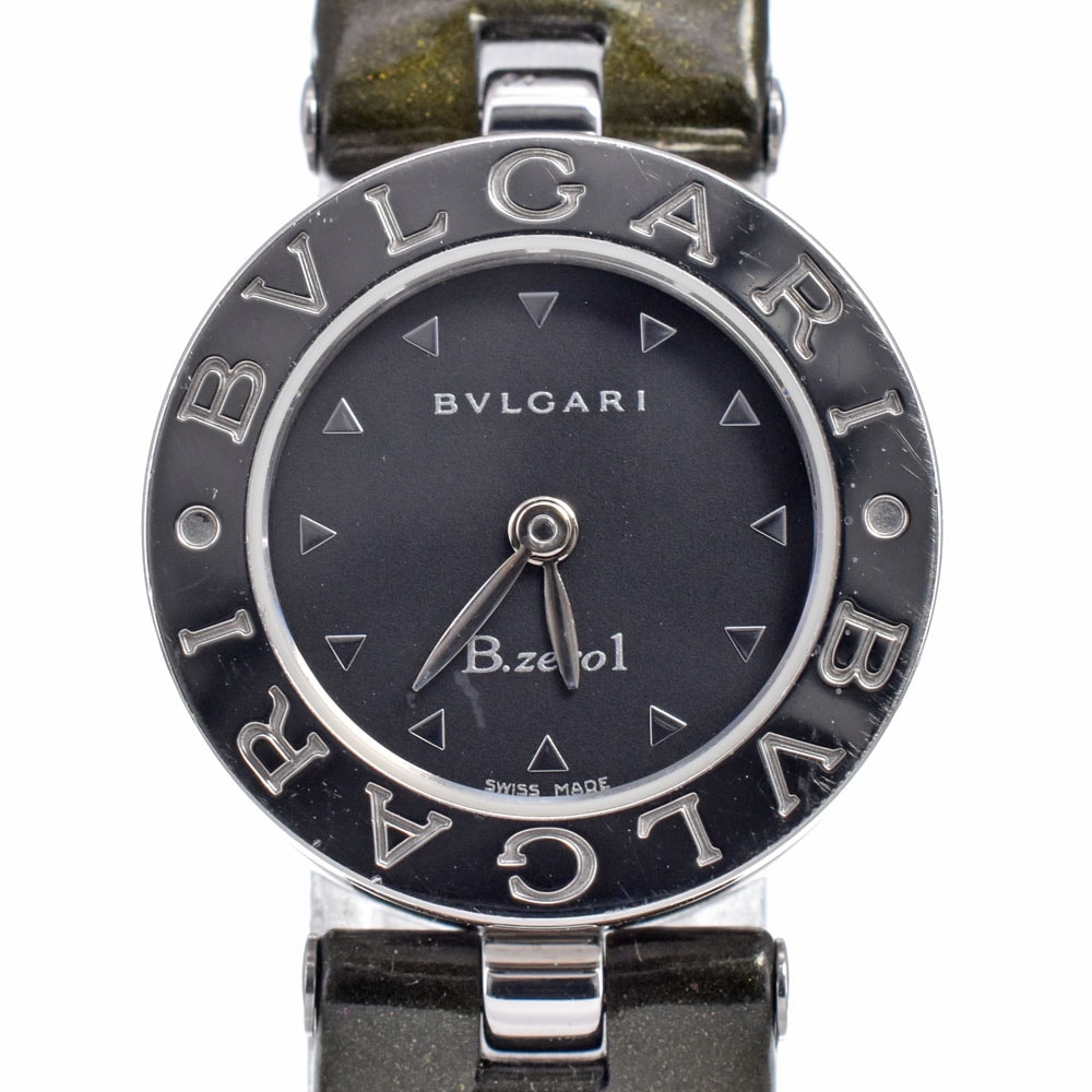 ブルガリ BVLGARI BZ22S B-Zero1 ブラック クォーツ レディース 内箱・保証書付き 腕時計 J#150485