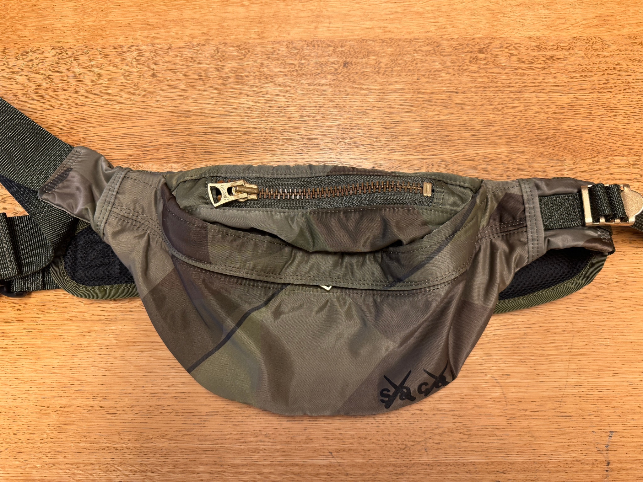 sacai KAWS Bum Bag "Camo"