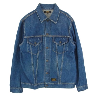 WTAPS ダブルタップス 15SS DENIM JK JACKET COTTON デニム トラッカー ジャケット Gジャン インディゴブルー系 XL【中古】