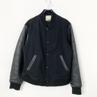 Supreme Motion Logo Varsity Jacket "Black"