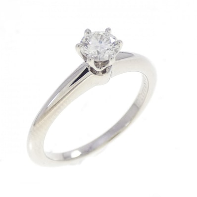 ティファニー クラシックソリティア リング 0.26CT