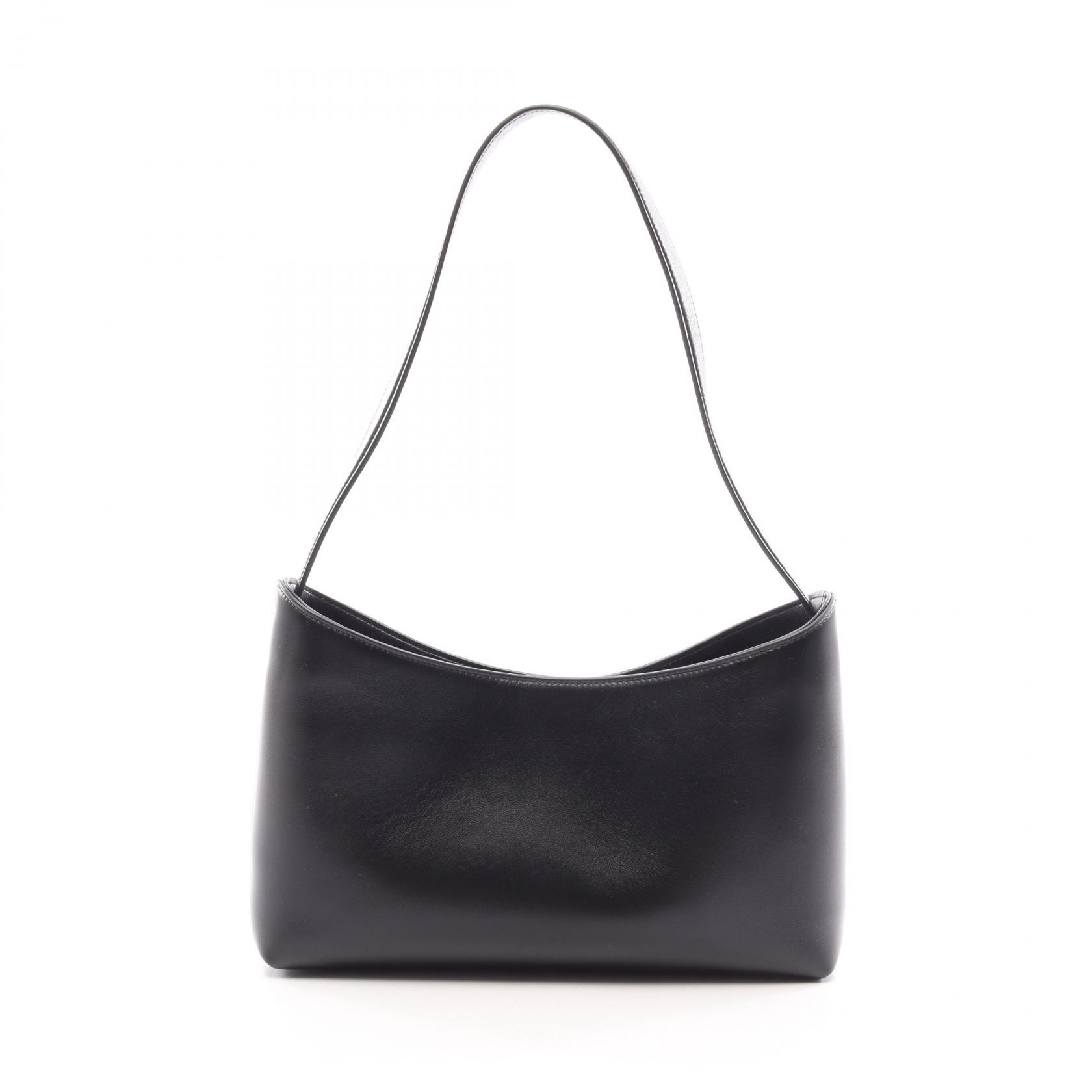 ザ ロウ THE ROW ALMA バゲット ショルダーバッグ バッグ レザー レディース ブラック系 W2192L686BLANS 【新品】