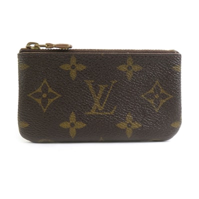 ルイ ヴィトン LOUIS VUITTON キーケース コインケース モノグラム ポシェット クレ モノグラムキャンバス ブラウン ゴールド ユニセックス M62650【中古】 e61463