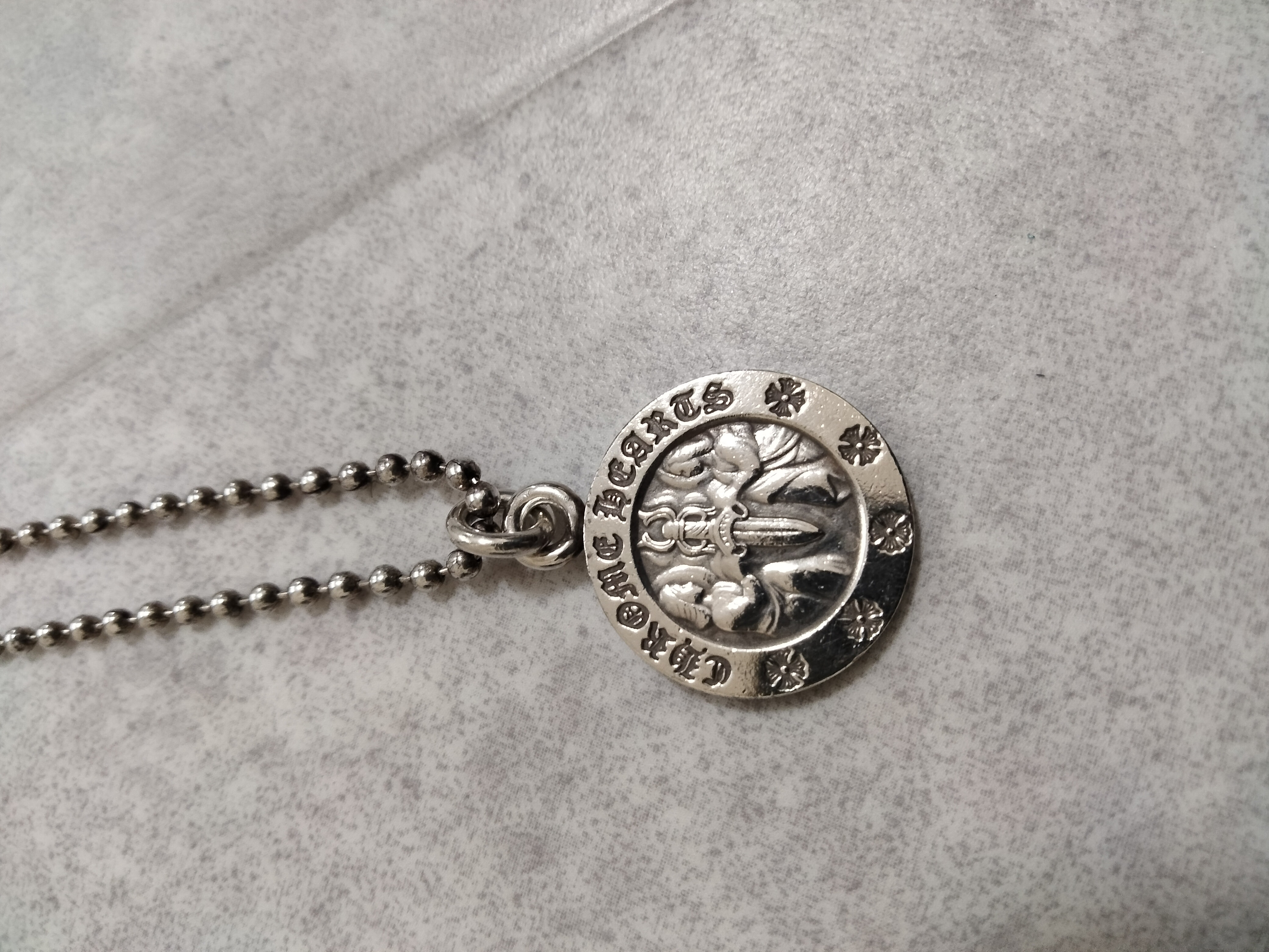 Chrome Hearts Angel Medal Charm "Silver"