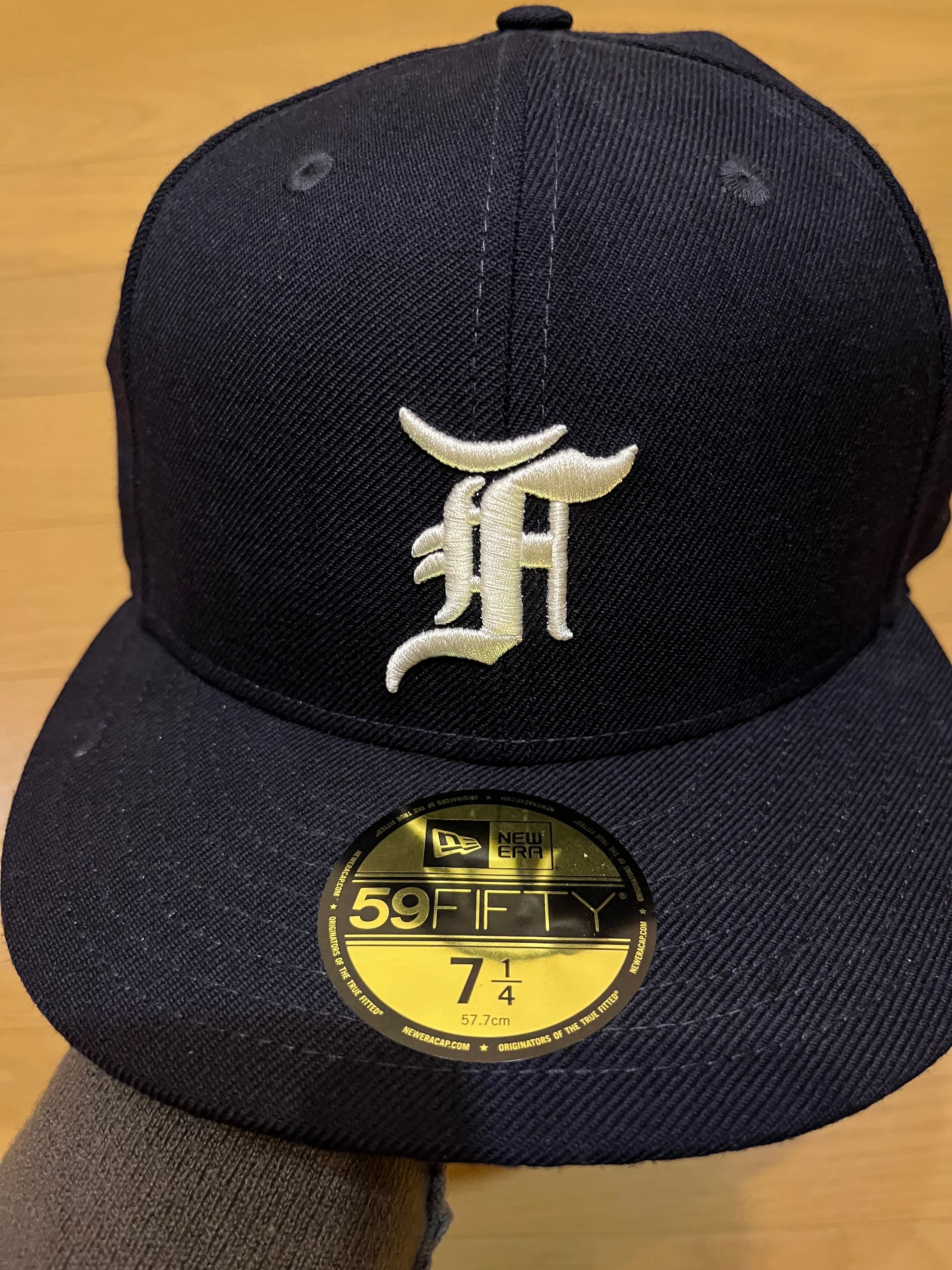 NEW ERA FEAR OF GOD ESSENTIALS 59FIFTY F LOGO Under Visor "Navy"