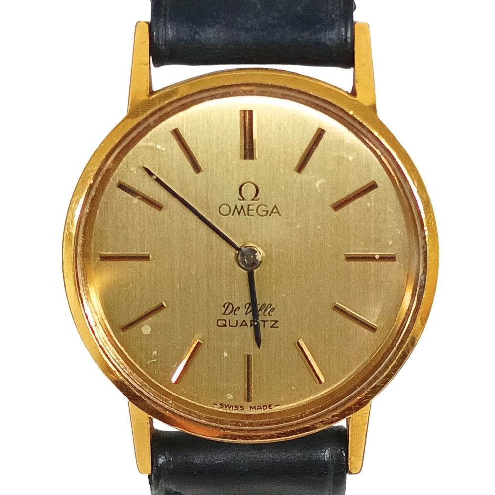 OMEGA オメガ デビル プッシュリューズ クォーツ レディース 腕時計 C1395
