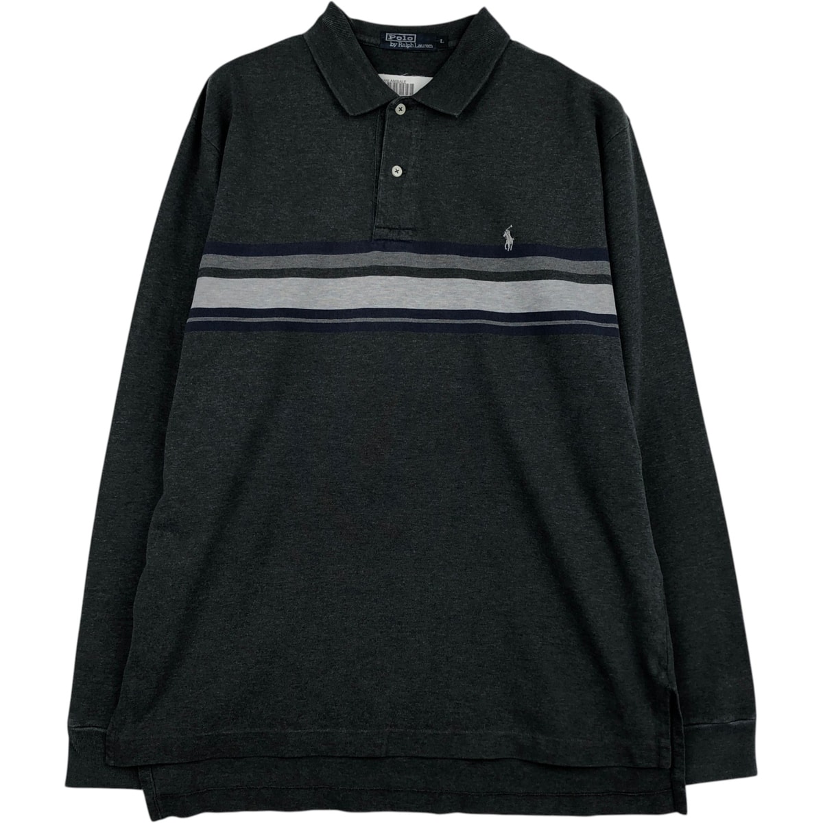 古着 ラルフローレン Ralph Lauren POLO by Ralph Lauren 長袖 ポロシャツ メンズL相当/eaa631904