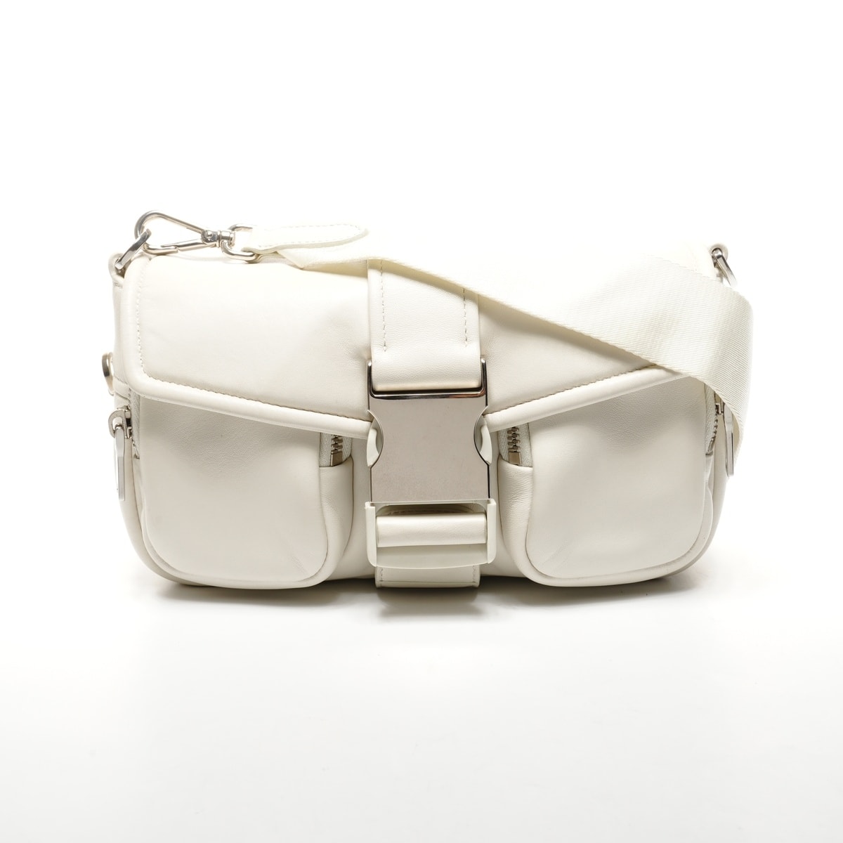 プラダ PRADA ナッパレザー ショルダーバッグ【中古】