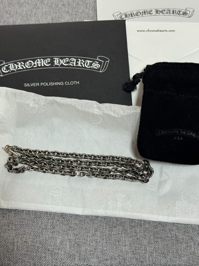 Chrome Hearts Paper Chain Necklace "Silver"