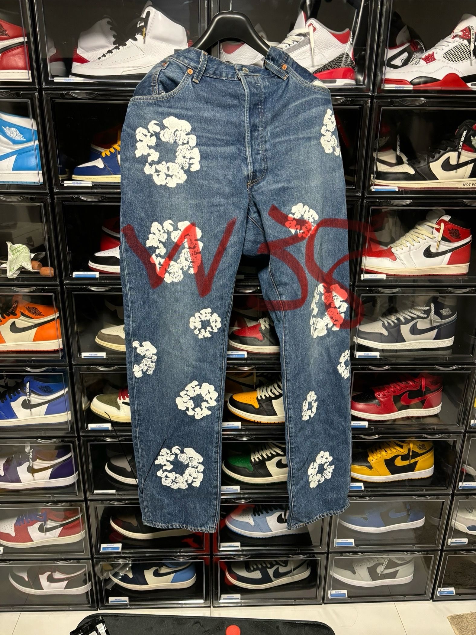 リーバイス x デニムティアーズ ザ コットン リース ジーンズ インディゴ