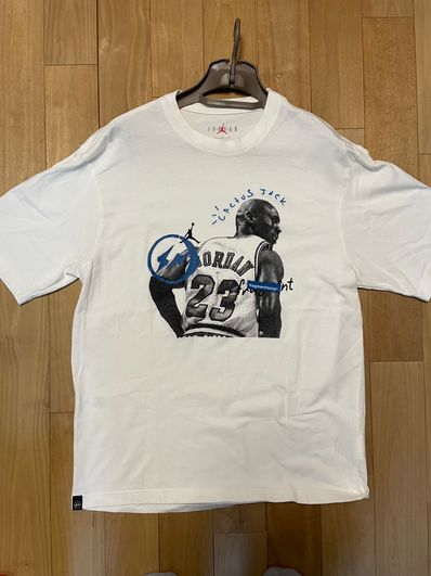 Air Jordan Travis Scott Fragment Tee "White"