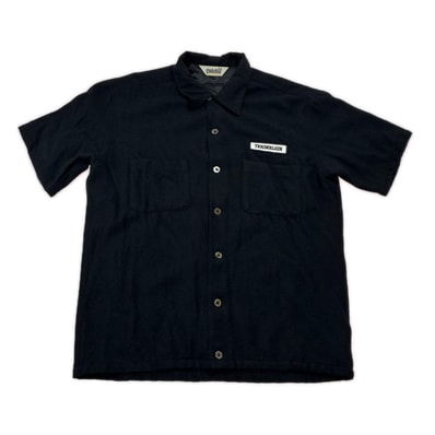 TENDERLOIN テンダーロイン T-WOOL SHT ANGORA 半袖シャツ SIZE L メンズ ブラック