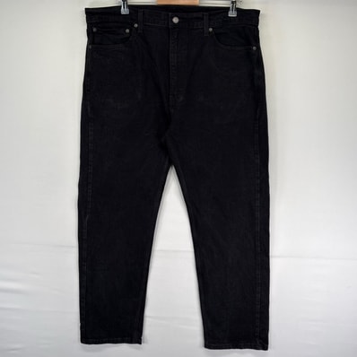 古着 リーバイス Levi's デニム パンツ Gパン ジッパーフライ 大きいサイズ ブラックデニム 505 w40 L30 ブラック系 メンズ